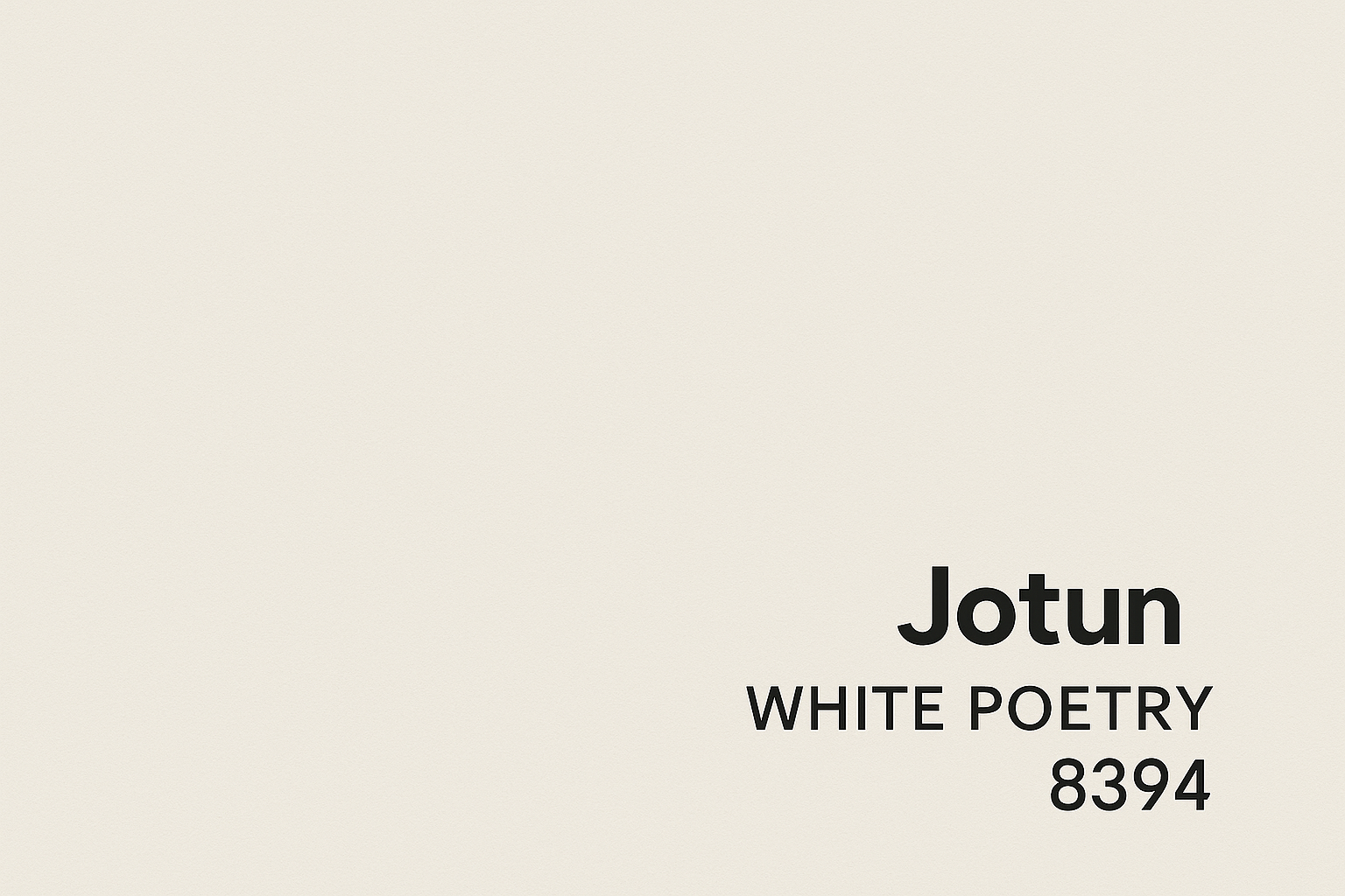 JOTUN White Poetry 8394 Zen Serisi Zen